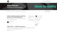Desktop Screenshot of mayurmacwan.com